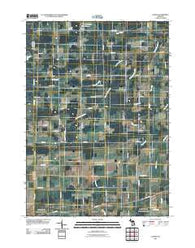 Chapin Michigan Historical topographic map, 1:24000 scale, 7.5 X 7.5 Minute, Year 2011