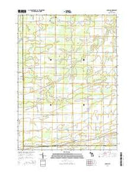 Chapin Michigan Historical topographic map, 1:24000 scale, 7.5 X 7.5 Minute, Year 2014