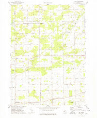 Chapin Michigan Historical topographic map, 1:24000 scale, 7.5 X 7.5 Minute, Year 1974