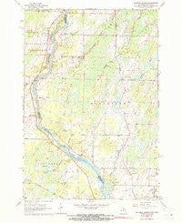 Chappee Rapids Michigan Historical topographic map, 1:24000 scale, 7.5 X 7.5 Minute, Year 1963