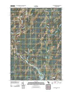 Chappee Rapids Michigan Historical topographic map, 1:24000 scale, 7.5 X 7.5 Minute, Year 2011