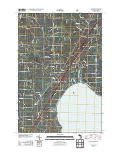 Charles Michigan Historical topographic map, 1:24000 scale, 7.5 X 7.5 Minute, Year 2011