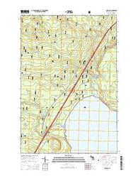 Charles Michigan Historical topographic map, 1:24000 scale, 7.5 X 7.5 Minute, Year 2014