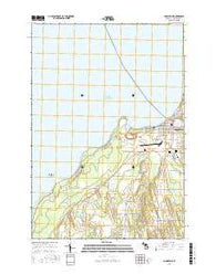 Charlevoix Michigan Current topographic map, 1:24000 scale, 7.5 X 7.5 Minute, Year 2016