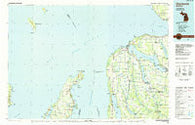 Charlevoix Michigan Historical topographic map, 1:100000 scale, 30 X 60 Minute, Year 1984
