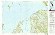 Charlevoix Michigan Historical topographic map, 1:100000 scale, 30 X 60 Minute, Year 1984