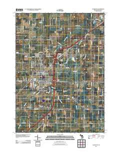 Charlotte Michigan Historical topographic map, 1:24000 scale, 7.5 X 7.5 Minute, Year 2011