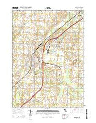 Charlotte Michigan Historical topographic map, 1:24000 scale, 7.5 X 7.5 Minute, Year 2014