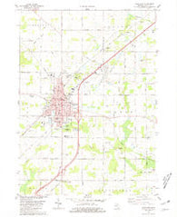Charlotte Michigan Historical topographic map, 1:24000 scale, 7.5 X 7.5 Minute, Year 1980
