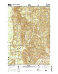 Chase Michigan Historical topographic map, 1:24000 scale, 7.5 X 7.5 Minute, Year 2014