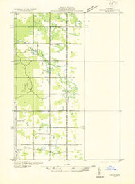Chase NE Michigan Historical topographic map, 1:31680 scale, 7.5 X 7.5 Minute, Year 1931