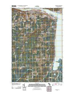 Chassell Michigan Historical topographic map, 1:24000 scale, 7.5 X 7.5 Minute, Year 2011