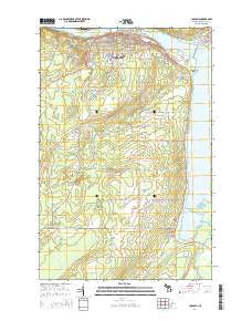 Chassell Michigan Historical topographic map, 1:24000 scale, 7.5 X 7.5 Minute, Year 2014