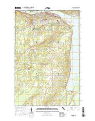 Chassell Michigan Current topographic map, 1:24000 scale, 7.5 X 7.5 Minute, Year 2017