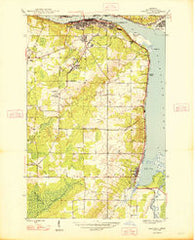Chassell Michigan Historical topographic map, 1:24000 scale, 7.5 X 7.5 Minute, Year 1948