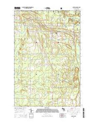 Chatham Michigan Historical topographic map, 1:24000 scale, 7.5 X 7.5 Minute, Year 2014