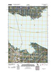 Cheboygan Michigan Historical topographic map, 1:24000 scale, 7.5 X 7.5 Minute, Year 2011
