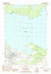 Cheboygan Michigan Historical topographic map, 1:25000 scale, 7.5 X 7.5 Minute, Year 1982