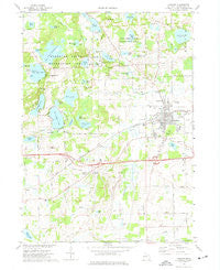 Chelsea Michigan Historical topographic map, 1:24000 scale, 7.5 X 7.5 Minute, Year 1973