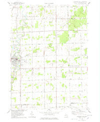 Chesaning East Michigan Historical topographic map, 1:24000 scale, 7.5 X 7.5 Minute, Year 1975