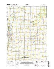 Chesaning East Michigan Historical topographic map, 1:24000 scale, 7.5 X 7.5 Minute, Year 2014
