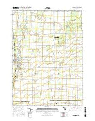 Chesaning East Michigan Current topographic map, 1:24000 scale, 7.5 X 7.5 Minute, Year 2016