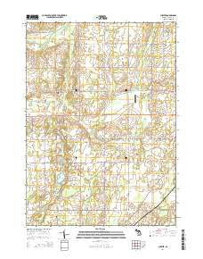 Chester Michigan Historical topographic map, 1:24000 scale, 7.5 X 7.5 Minute, Year 2014