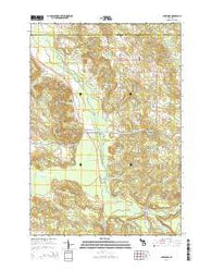 Chestonia Michigan Historical topographic map, 1:24000 scale, 7.5 X 7.5 Minute, Year 2014