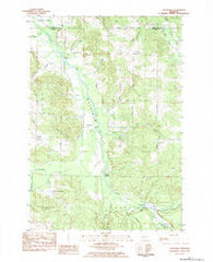 Chestonia Michigan Historical topographic map, 1:25000 scale, 7.5 X 7.5 Minute, Year 1983
