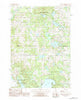 Chippewa Lake North Michigan Historical topographic map, 1:25000 scale, 7.5 X 7.5 Minute, Year 1983