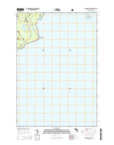 Chippewa Point Michigan Historical topographic map, 1:24000 scale, 7.5 X 7.5 Minute, Year 2014