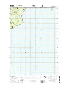 Chippewa Point Michigan Current topographic map, 1:24000 scale, 7.5 X 7.5 Minute, Year 2016