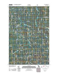 Choate Michigan Historical topographic map, 1:24000 scale, 7.5 X 7.5 Minute, Year 2011