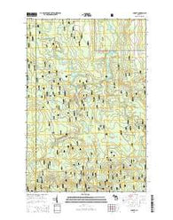 Choate Michigan Historical topographic map, 1:24000 scale, 7.5 X 7.5 Minute, Year 2014