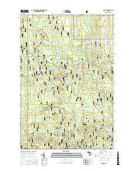 Choate Michigan Current topographic map, 1:24000 scale, 7.5 X 7.5 Minute, Year 2017
