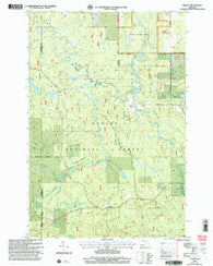 Choate Michigan Historical topographic map, 1:24000 scale, 7.5 X 7.5 Minute, Year 1999