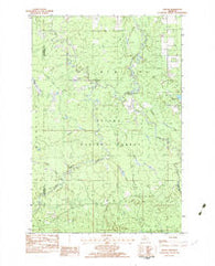 Choate Michigan Historical topographic map, 1:25000 scale, 7.5 X 7.5 Minute, Year 1982