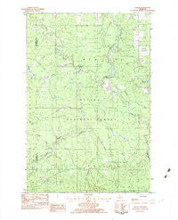 Choate Michigan Historical topographic map, 1:25000 scale, 7.5 X 7.5 Minute, Year 1982