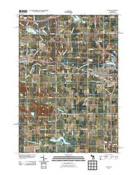 Clare Michigan Historical topographic map, 1:24000 scale, 7.5 X 7.5 Minute, Year 2011