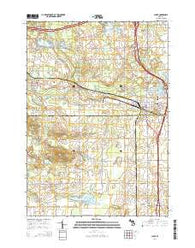 Clare Michigan Historical topographic map, 1:24000 scale, 7.5 X 7.5 Minute, Year 2014