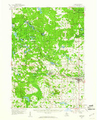 Clare Michigan Historical topographic map, 1:62500 scale, 15 X 15 Minute, Year 1959