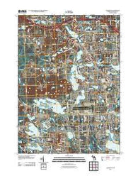 Clarkston Michigan Historical topographic map, 1:24000 scale, 7.5 X 7.5 Minute, Year 2011