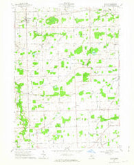 Clayton Michigan Historical topographic map, 1:24000 scale, 7.5 X 7.5 Minute, Year 1962