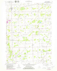 Clayton Michigan Historical topographic map, 1:24000 scale, 7.5 X 7.5 Minute, Year 1962