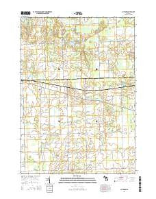 Clifford Michigan Historical topographic map, 1:24000 scale, 7.5 X 7.5 Minute, Year 2014