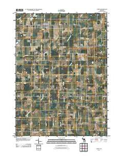 Climax Michigan Historical topographic map, 1:24000 scale, 7.5 X 7.5 Minute, Year 2011