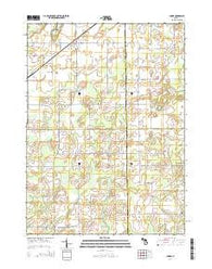 Climax Michigan Historical topographic map, 1:24000 scale, 7.5 X 7.5 Minute, Year 2014