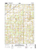 Climax Michigan Current topographic map, 1:24000 scale, 7.5 X 7.5 Minute, Year 2016