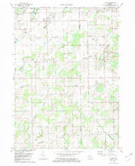 Climax Michigan Historical topographic map, 1:24000 scale, 7.5 X 7.5 Minute, Year 1982