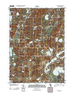 Cloverdale Michigan Historical topographic map, 1:24000 scale, 7.5 X 7.5 Minute, Year 2011